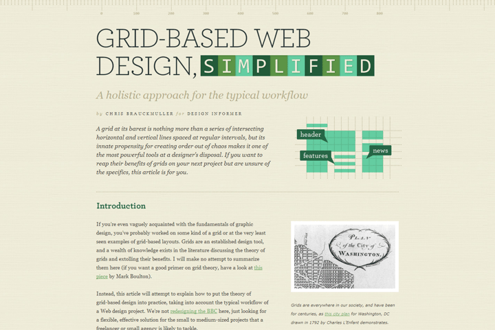 Grid-Based Web Design website preview